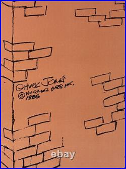 13th Telluride Film Festival 1986 Chuck Jones SIGNED Daffy Duck