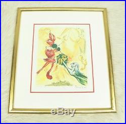 14 Carrot Offering Chuck Jones Signed 1991 Warner Bro Limited Edition Lithograph