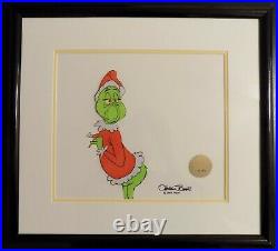 1966 Grinch Stole Christmas ORIGINAL Production/Animation Cel SIGNED CHUCK JONES