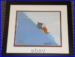 1967 Production Cel Of Tom From Surf-bored Cat Signed By Chuck Jones Tom & Jerry