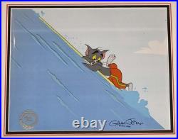 1967 Production Cel Of Tom From Surf-bored Cat Signed By Chuck Jones Tom & Jerry