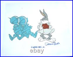 1978 BUGS BUNNY SIGNED CHUCK JONES boxing armor Warner Brothers PRODUCTION CEL
