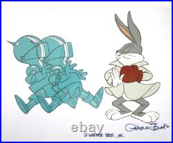 1978 SIGNED CHUCK JONES BUGS BUNNY Warner Brothers PRODUCTION drawing CEL boxing