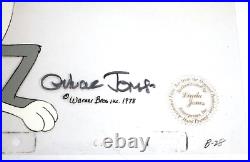 1979 BUGS BUNNY SIGNED CHUCK JONES LOONEY TUNES Warner Brothers PRODUCTION CEL