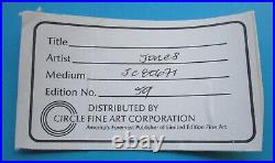 1979 WILE E COYOTE ELMER gun SIGNED CHUCK JONES Warner Brothers PRODUCTION CEL