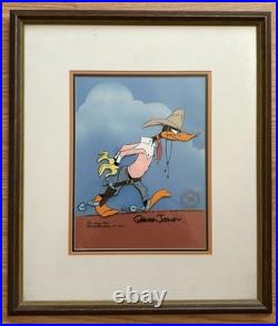 1982 Daffy Duck Cowboy Limited Edition Cel signed By Chuck Jones #9 of 100