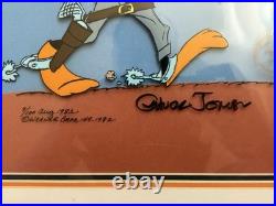 1982 Daffy Duck Cowboy Limited Edition Cel signed By Chuck Jones #9 of 100