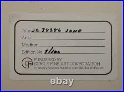 1982 Daffy Duck Cowboy Limited Edition Cel signed By Chuck Jones #9 of 100