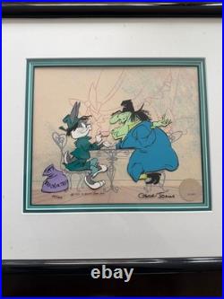 1992 Chuck Jones Limited Edition Animation Cel Bugs Bunny and Witch Hazel II