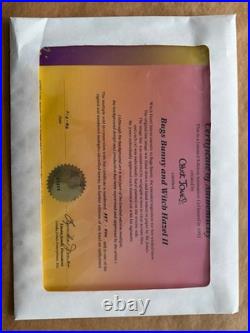 1992 Chuck Jones Limited Edition Animation Cel Bugs Bunny and Witch Hazel II