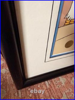 1994 Chuck Jones Signed Sandlot Looney Tunes Cel Framed COA #104/500