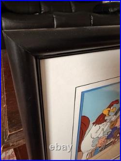 1994 Chuck Jones Signed Sandlot Looney Tunes Cel Framed COA #104/500