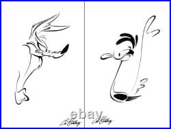 2 LOT Chuck Jones gallery Wile E / Road Runner Eric Goldberg-signed Seri 150 ed 2 LOT Chuck Jones gallery Wile E / Road Runner Eric Goldberg-signed Seri 150 ed
