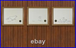 3 Signed Chuck Jones ORIGINAL Acme Drawing Cel THE WHITE SEAL (1975) COA Kipling