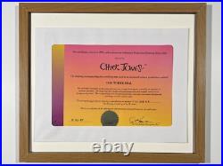 3 Signed Chuck Jones ORIGINAL Acme Drawing Cel THE WHITE SEAL (1975) COA Kipling