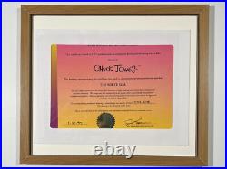 3 Signed Chuck Jones ORIGINAL Acme Drawing Cel THE WHITE SEAL (1975) COA Kipling