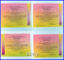 4 X What's Opera, Doc Bugs Bunny Hand Signed Chuck Jones Giclees not Cel Limited