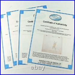 4 X What's Opera, Doc Bugs Bunny Hand Signed Chuck Jones Giclees not Cel Limited