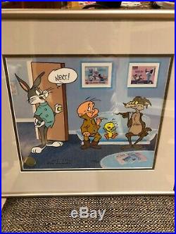 6 Warner Brothers Dental Animation Cels Limited Edition signed by Chuck Jones