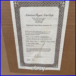 ACME Rocket Wile Coyote & RR Limited ed. Hand painted signed cel by Chuck Jones