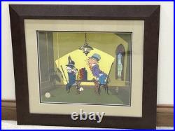 ALL IN Bugs Bunny Chuck Jones Signed Limited Cel Poker Game Looney Tunes Cell