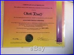 ANOTHER FROGGY EVENING Two Hand Signed Original Production Cels / Chuck Jones