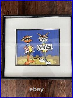 APPLAUSE Bugs Bunny Daffy Duck Chuck Jones Signed Cel Limited Edition Art