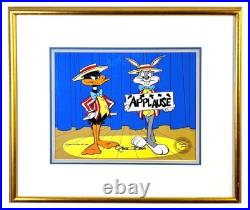 APPLAUSE Bugs Bunny Daffy Duck Chuck Jones Signed Cel Limited Edition Art Cell