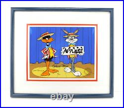 APPLAUSE Bugs Bunny Daffy Duck Chuck Jones Signed Cel Limited Edition Art Cell