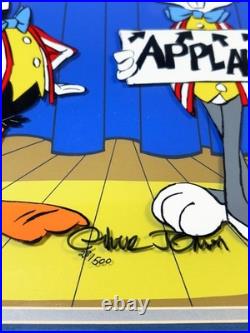 APPLAUSE Bugs Bunny Daffy Duck Chuck Jones Signed Cel Limited Edition Art Cell