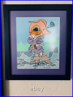 AUCTION Daffy Cavalier Chuck Jones SOLD OUT Limited Addition. Framed