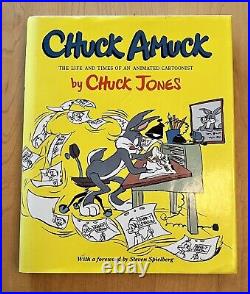 AUTOGRAPHED Chuck Amuck Signed By CHUCK JONES Animation Artist, Warner Bros