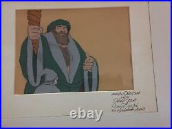 A CHRISTMAS CAROL Chuck Jones Richard Williams Signed Cel Original Production