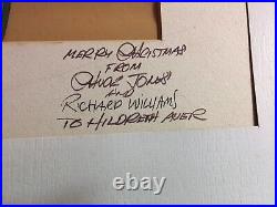 A CHRISTMAS CAROL Chuck Jones Richard Williams Signed Cel Original Production