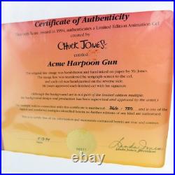 Acme Harpoon Chuck Jones Cel Wile Coyote Road Runner