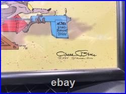 Acme Road Runner Spray Chuck Jones Signed AP 47 of 75 Cel Wile E. Coyote