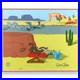Acme Road Runner Spray Chuck Jones Signed Cel Wile E. Coyote Looney Tunes Art