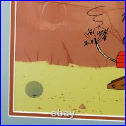 Acme Road Runner Spray Chuck Jones Signed Cel Wile E. Coyote Looney Tunes Art