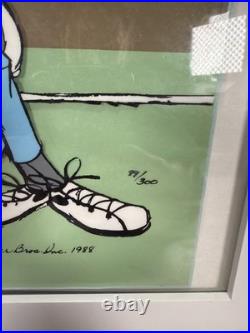 Authentic Bugs Bunny Tennis Chuck Jones Signed Cel 99/300 Looney Tunes WB 1988