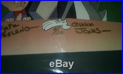 Authentic Rare Bugs Bunny Porky Cel Image Signed Chuck Jones&friz Freleng 6/20