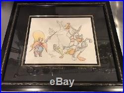 Autographed Animation Cel By Virgil Ross And Chuck Jones LOONEY TUNES CHOIR