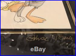 Autographed Animation Cel By Virgil Ross And Chuck Jones LOONEY TUNES CHOIR