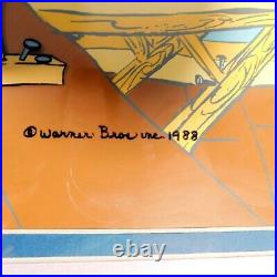 BIRTH OF A NOTION Cel Chuck Jones Signed Bugs Bunny Daffy Looney Tunes Cell Art