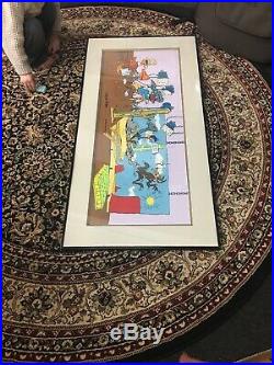 BIRTH OF A NOTION FRAMED SIGNED CHUCK JONES RARE WB Bugs Bunny warner brothers