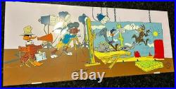 BIRTH OF A NOTION SIGNED CHUCK JONES Warner Brothers cel Bugs Bunny