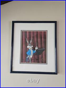 BUGS BUNNY CONDUCTOR CEL 1983 Limited Edition Signed by CHUCK JONES #138/200