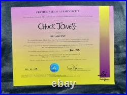 BUGS BUNNY Chuck Jones 2003 Limited Edition Animation Cel Warner Bros COA