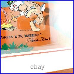 BUGS BUNNY Chuck Jones Signed Cel Art Limited Edition Cell Looney Tunes WB Rare
