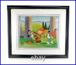 BUGS BUNNY Chuck Jones Signed Cel IDENTITY CWISIS Limited Edition Art Daffy Duck