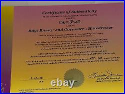 BUGS BUNNY GOSSAMER Chuck Jones Signed Cel Limited 497/500 Art Cell